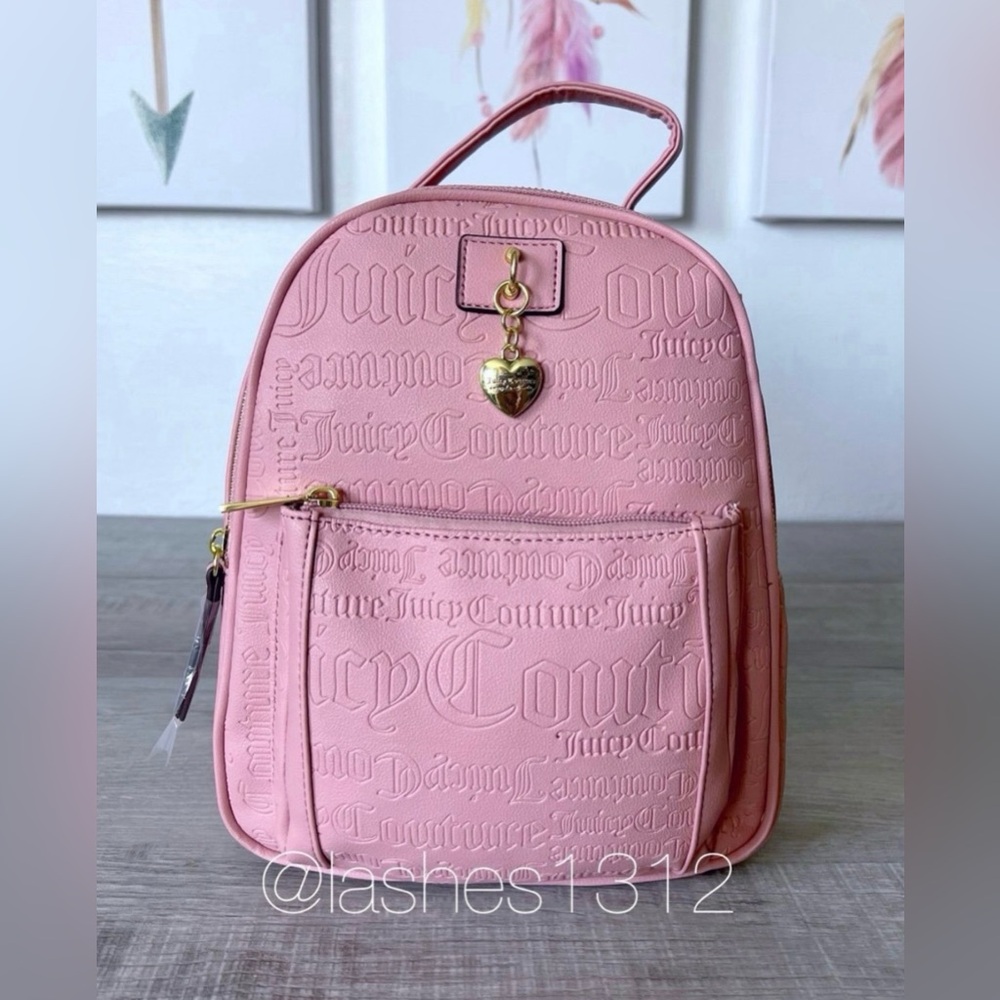 JUICY COUTURE Bag Charmed City Mini Backpack - Pink Taffy
